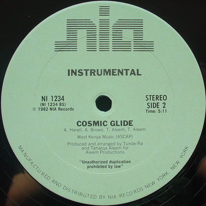 Captain Rock : Cosmic Glide (12")