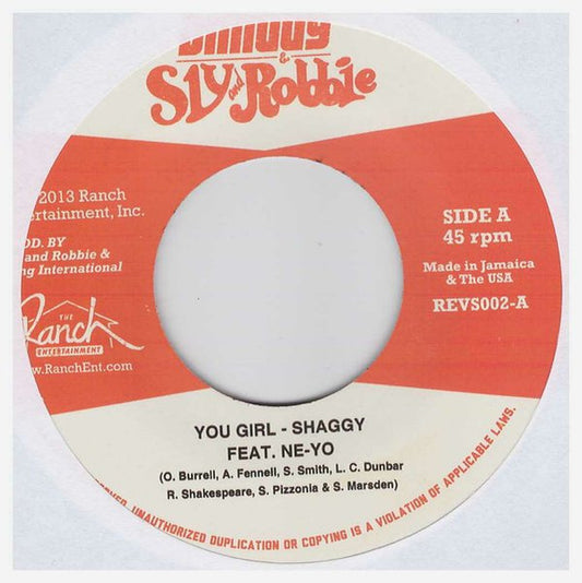 Shaggy Featuring Ne-Yo : You Girl (7")