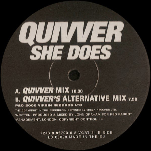 Quivver : She Does (12")