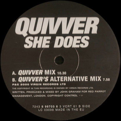 Quivver : She Does (12")