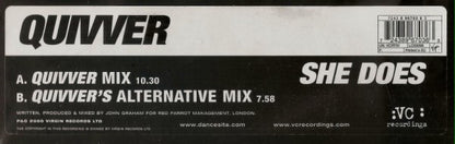 Quivver : She Does (12")