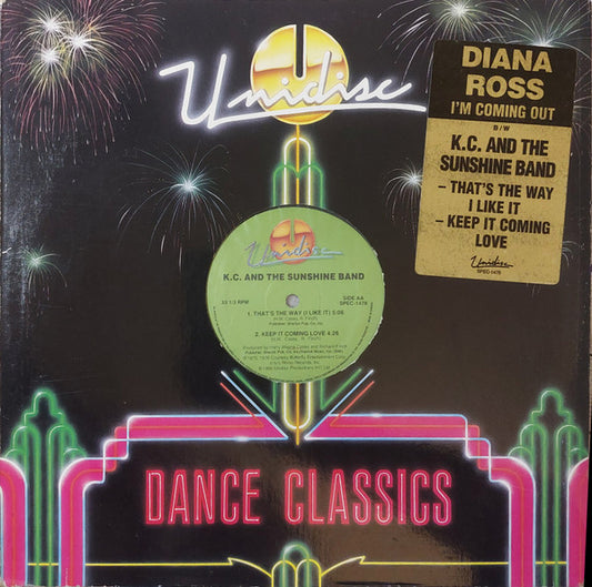 Diana Ross / K.C. And The Sunshine Band* : I'm Coming Out / That's The Way I Like It / Keep It Coming Love (12", Gre)