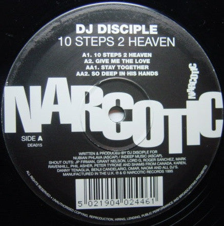 DJ Disciple : 10 Steps To Heaven (12")