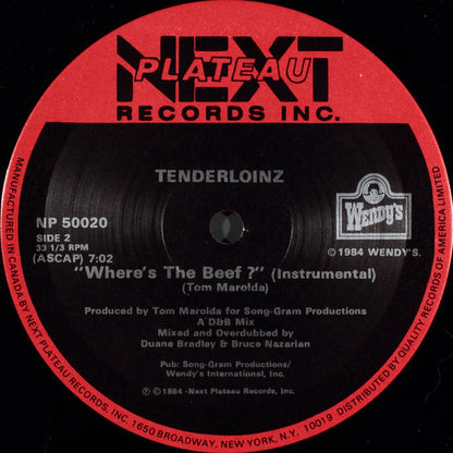 Tenderloinz : Where's The Beef ? (12")