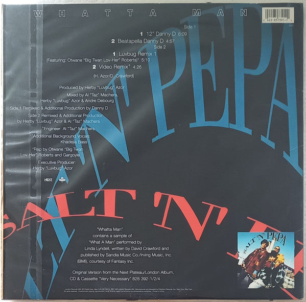 Salt 'N' Pepa With En Vogue : Whatta Man (12")