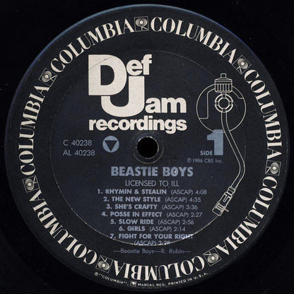 Beastie Boys : Licensed To Ill (LP, Album, Car)