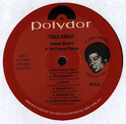 James Brown & The Famous Flames : Cold Sweat (LP, Album, RE)