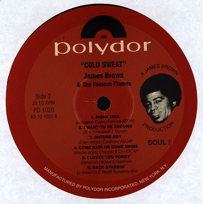James Brown & The Famous Flames : Cold Sweat (LP, Album, RE)