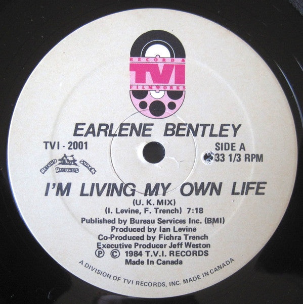 Earlene Bentley : I'm Living My Own Life (12")