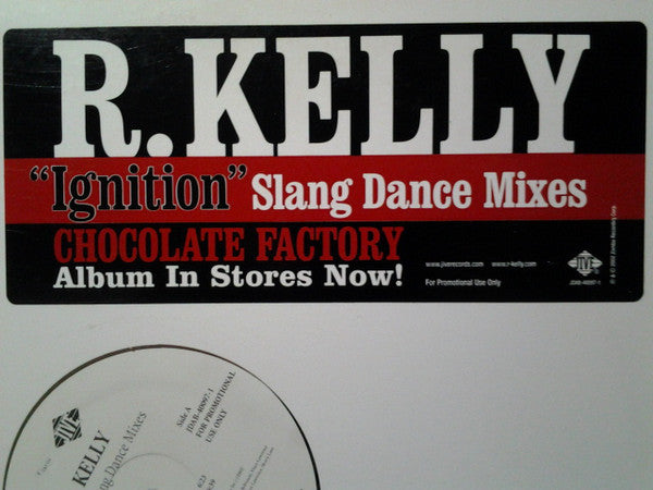 R. Kelly : Ignition (Slang Dance Mixes) (12", Promo)