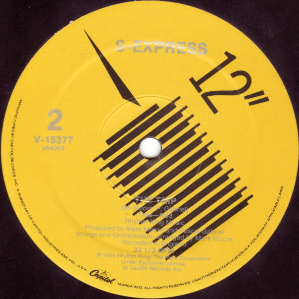 S-Express* : Theme From S-Express (12")
