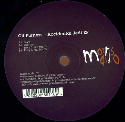 Oli Furness : Accidental Jedi EP (12", EP)