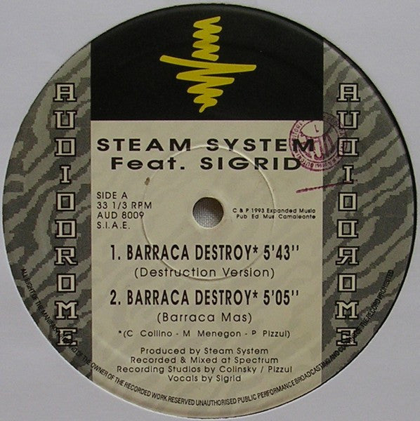 Steam System Feat. Sigrid (2) : Barraca Destroy (12", Maxi)