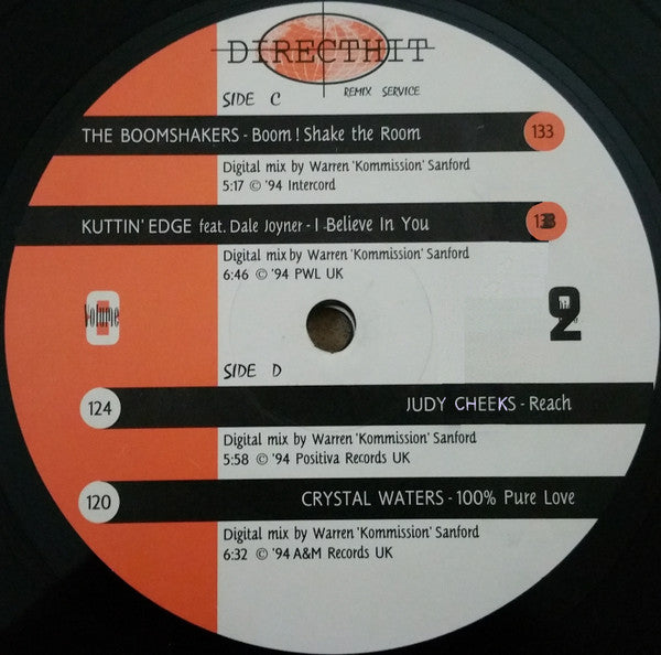 Various : Direct Hit Volume 8 (3x12", Comp, Promo)