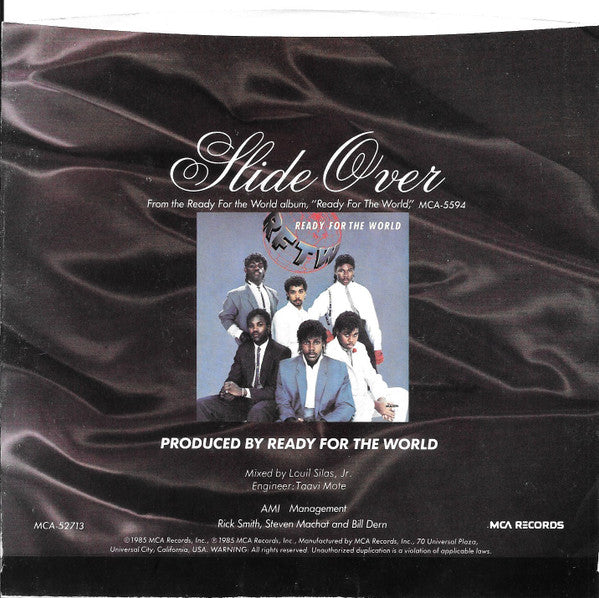 Ready For The World : Slide Over (7")