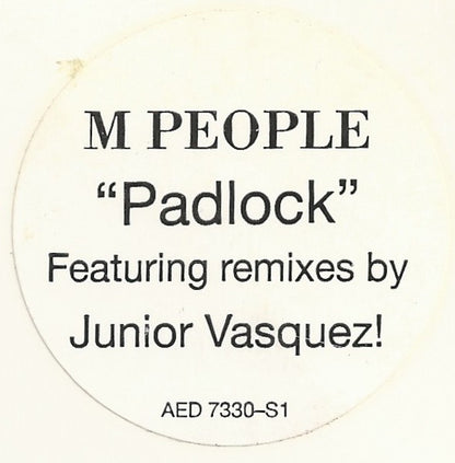 M People : Padlock (12", Promo)