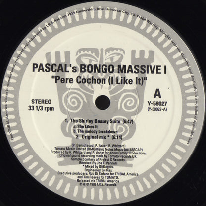 Pascal's Bongo Massive I* : Pere Cochon (I Like It) (12")
