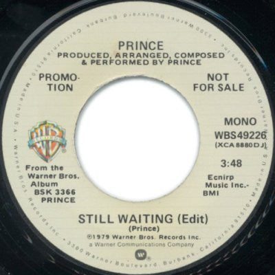 Prince : Still Waiting (7", Single, Mono, Promo, Los)
