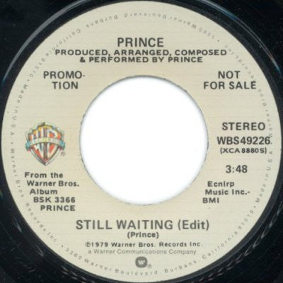 Prince : Still Waiting (7", Single, Mono, Promo, Los)