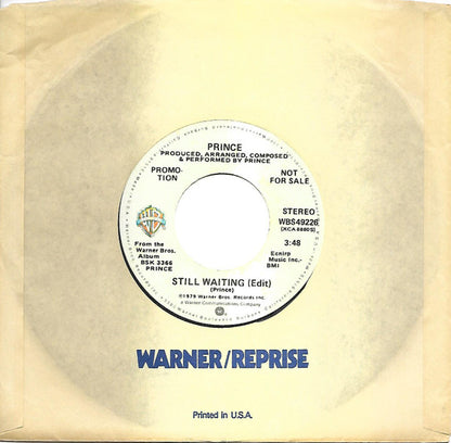 Prince : Still Waiting (7", Single, Mono, Promo, Los)