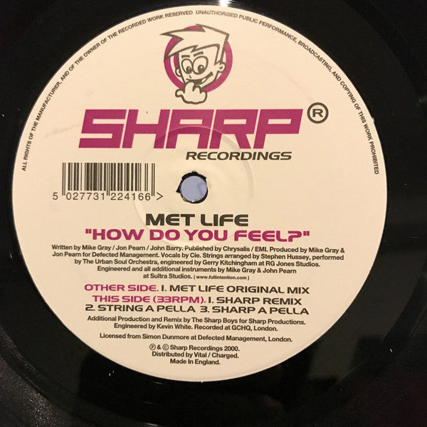 Met Life : How Do You Feel? (12")