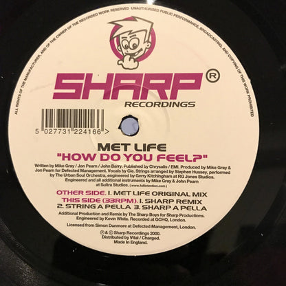 Met Life : How Do You Feel? (12")