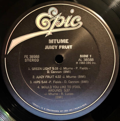 Mtume : Juicy Fruit (LP, Album, Pit)