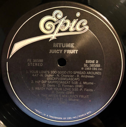 Mtume : Juicy Fruit (LP, Album, Pit)