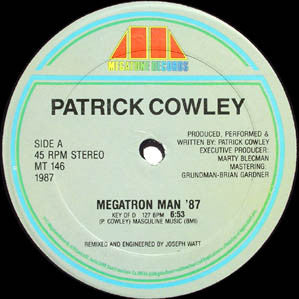 Patrick Cowley : Megatron Man '87 (12")