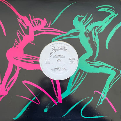 Dynasty : Check It Out (12", Mono, Promo)