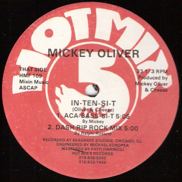 Mickey Oliver : In-Ten-Si-T (12")