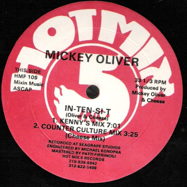Mickey Oliver : In-Ten-Si-T (12")