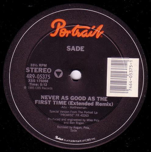 Sade : Never As Good As The First Time (12")