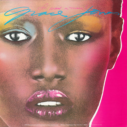 Grace Jones : I Need A Man (12", Single)
