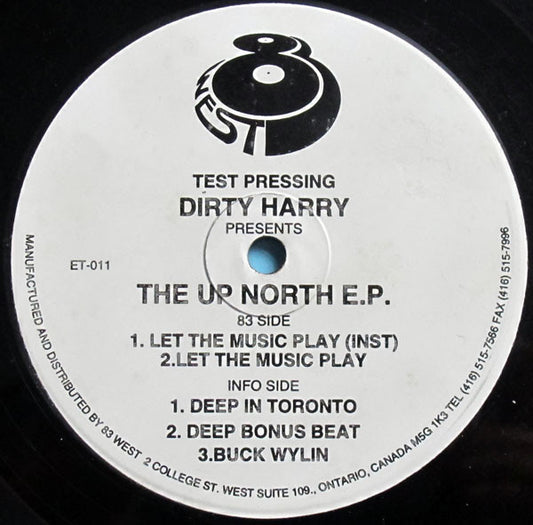 Dirty Harry (10) : The Up North E.P. (12", TP)
