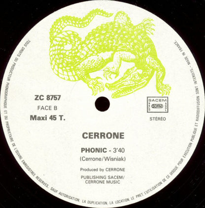 Cerrone : Trippin' On The Moon (12", Maxi)