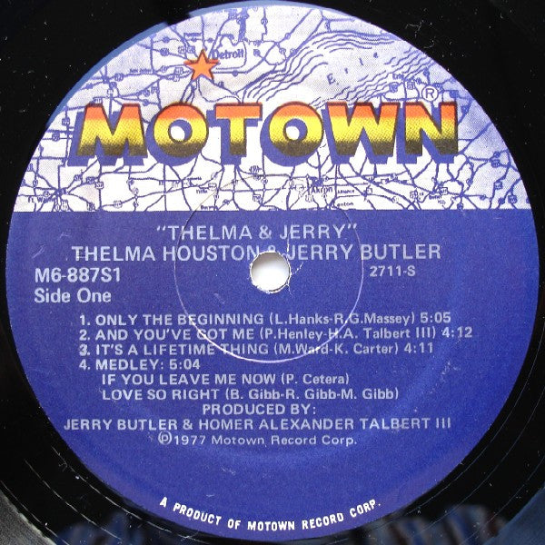 Thelma Houston & Jerry Butler : Thelma & Jerry (LP, Album)
