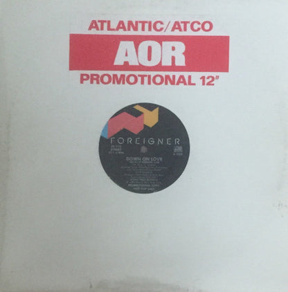 Foreigner : Down On Love (12", Promo)
