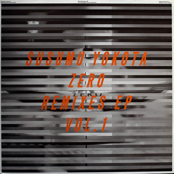 Susumu Yokota : Zero Remixes EP Vol.1 (12", EP)