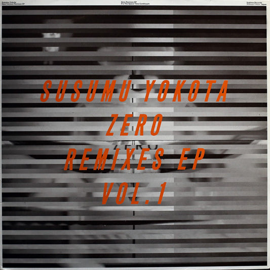 Susumu Yokota : Zero Remixes EP Vol.1 (12", EP)