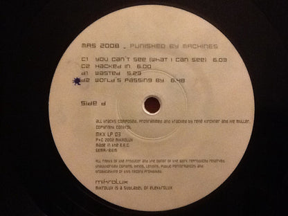MAS 2008 : Punished By Machines (2x12", Album)
