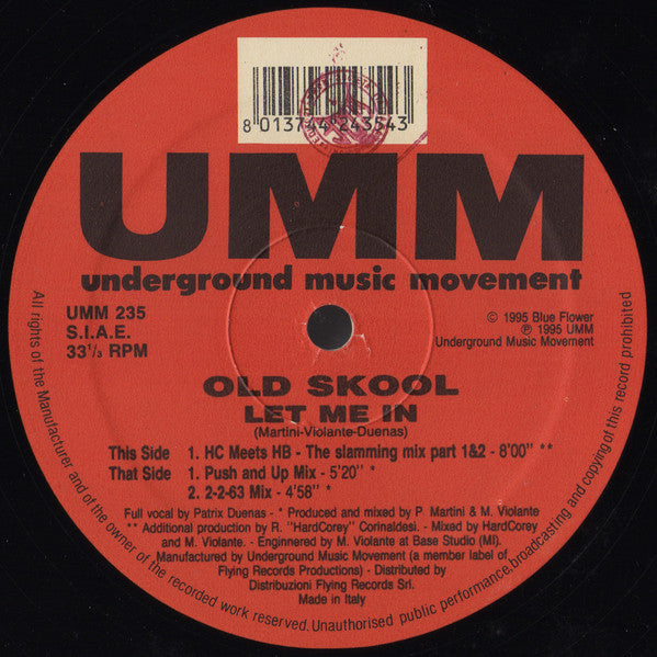 Old Skool : Let Me In (12")