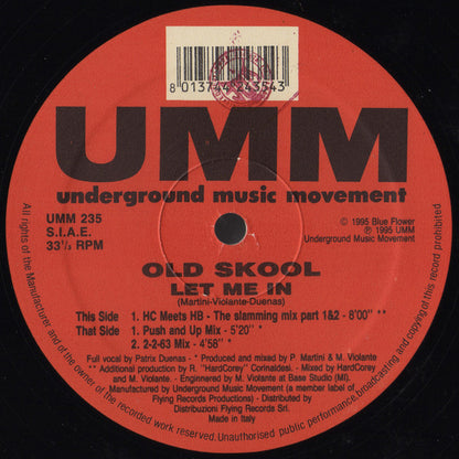 Old Skool : Let Me In (12")