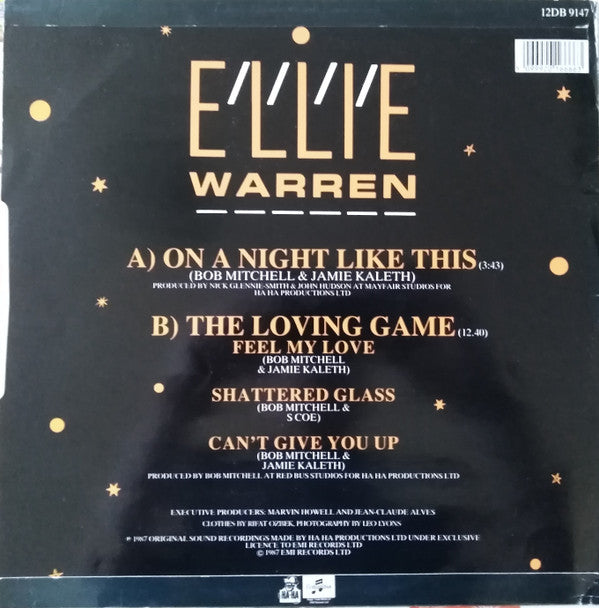 Ellie Warren : On A Night Like This (12")