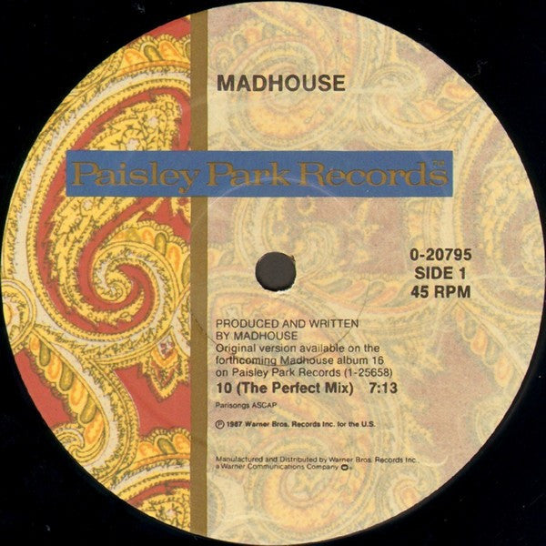 Madhouse : 10 (The Perfect Mix) (12", Maxi, Spe)