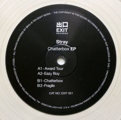Stray (8) : Chatterbox EP (12", EP, Num, Cle)