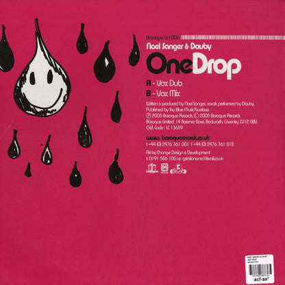 Noel Sanger* & Dauby : One Drop (12")