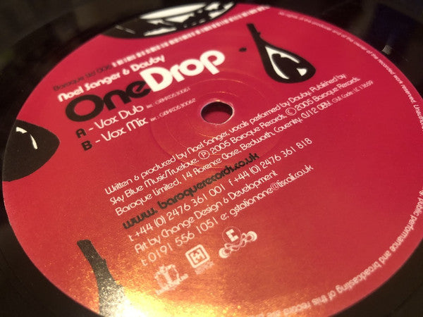 Noel Sanger* & Dauby : One Drop (12")