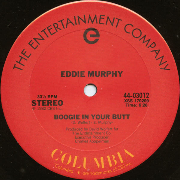 Eddie Murphy : Boogie In Your Butt (12", Single)