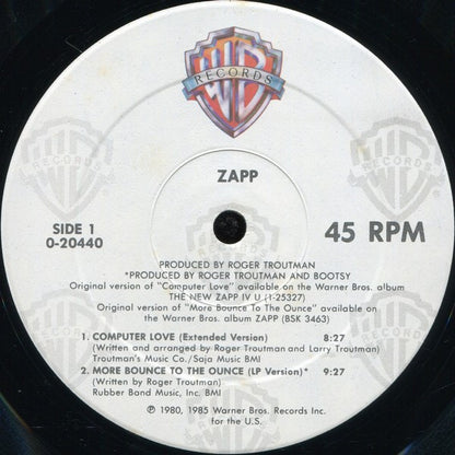Zapp : Computer Love (12", Maxi)